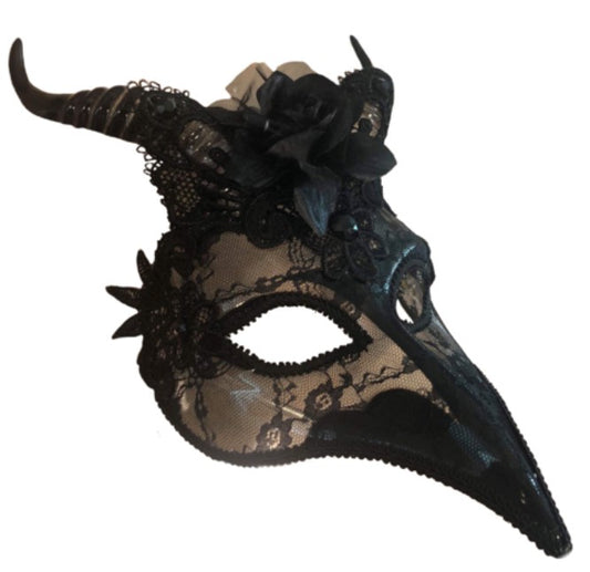 Lilith Gothic Victorian Masquerade Mask
