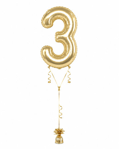 Jumbo Number Balloons - 86cm