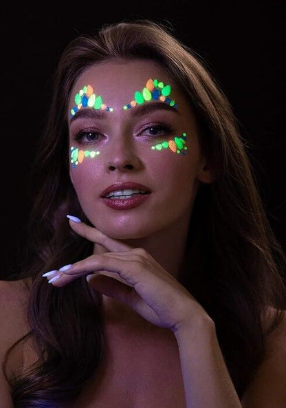 Moon Glow Face Jewels - Glow Girl