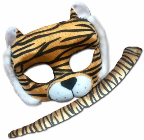 Tiger Deluxe Animal Mask & Tail