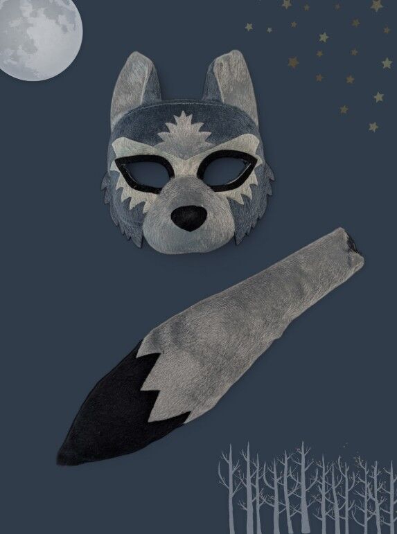 Big Bad Wolf Animal Mask & Tail