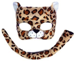 Leopard Deluxe Animal Mask & Tail