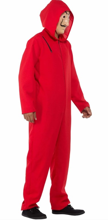 Money Heist Style Adult Costume & Mask, view 2