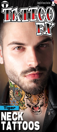 Tiger Tinsley Neck Tattoos
