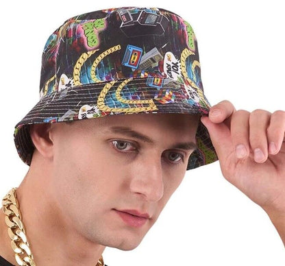80s Hip Hop Bucket Hat