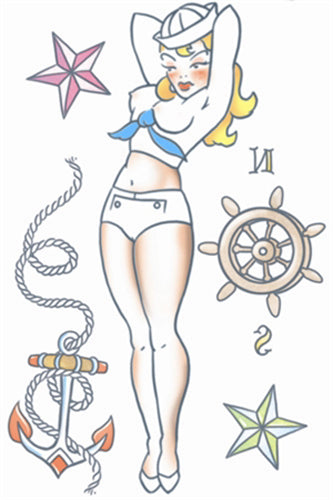 Sailor Girl Pin-up Tinsley Tattoos
