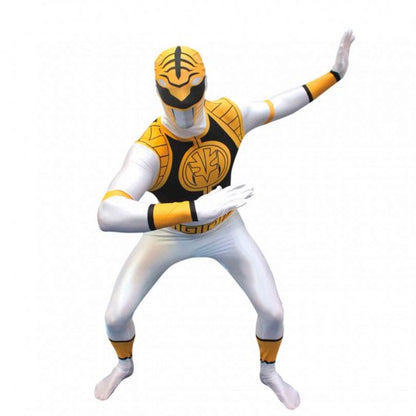 Power Rangers White Morphsuit Adult Costume