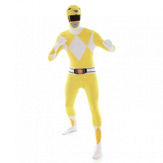 Power Rangers Yellow Morphsuit Adult Costume