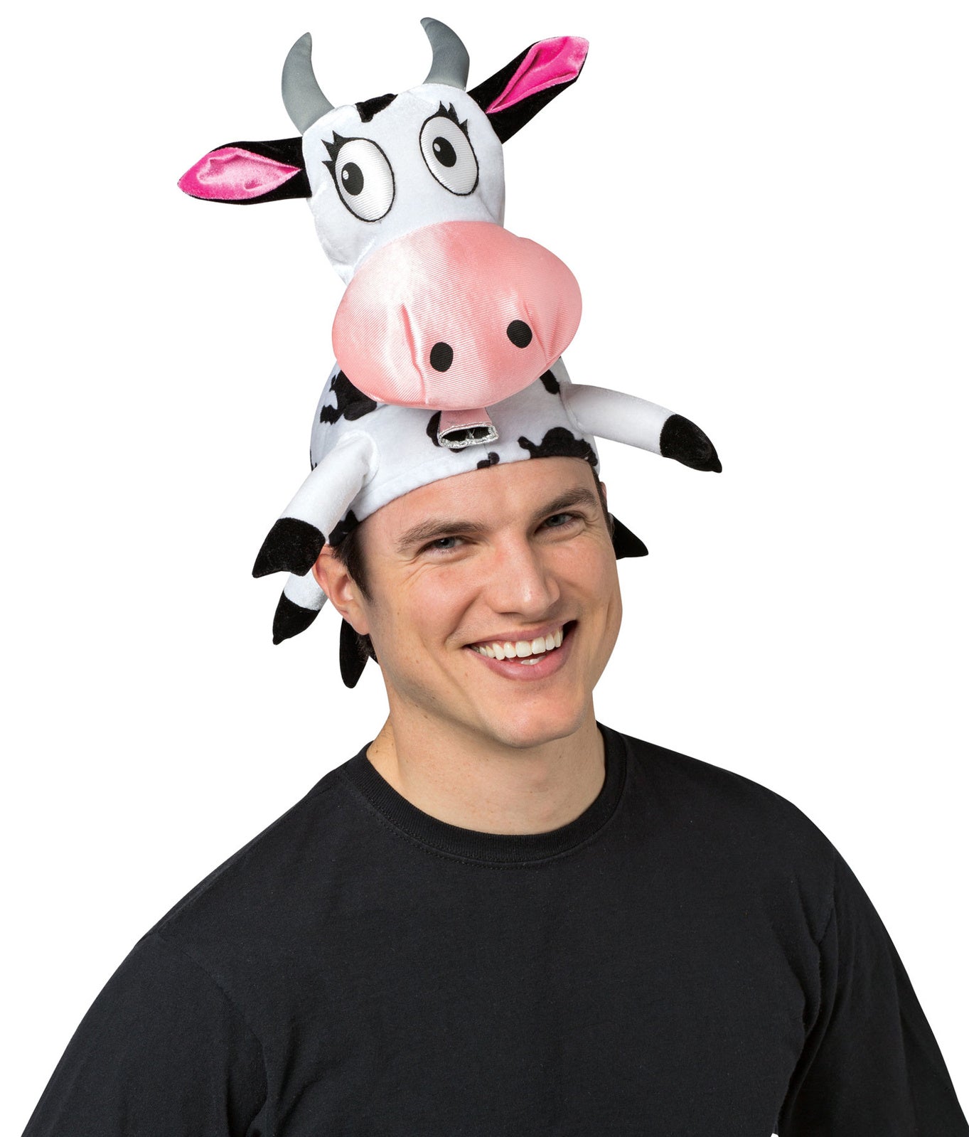 Novelty Plush Cow Hat