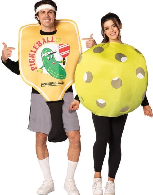 Pickleball Couples Costume - One Size