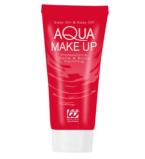 Red Aqua Face & Body Paint - 30ml