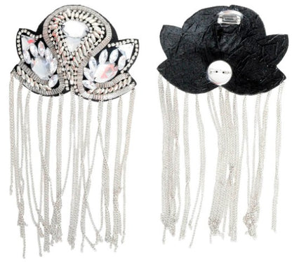 Rhinestone Shoulder Tassells - 2 Pk