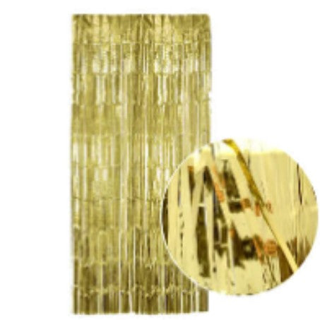 Metallic Shimmer Curtain - Vintage Gold