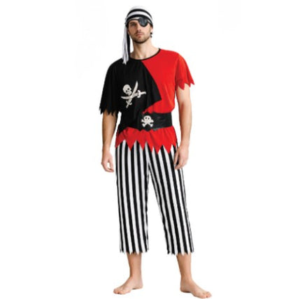 Striped Pirate Adult Costume