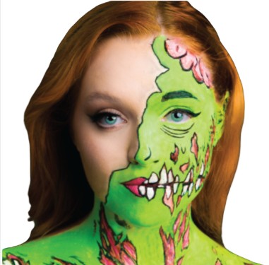 Tinsley FX Makeup - DayGlo Acid Green 7g, view 2