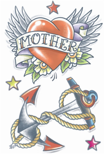 Vintage Heart & Anchor Tinsley Tattoos