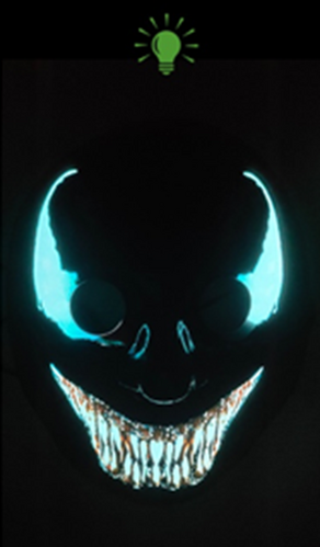 Venom Light-up Mask - Black