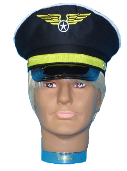 Pilot Hat - Black