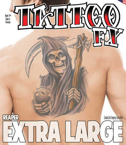 Men XL Reaper Tinsley Tattoo