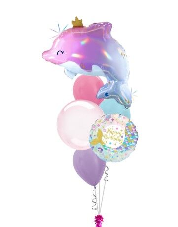 Dolphin Bubble Birthday Bouquet