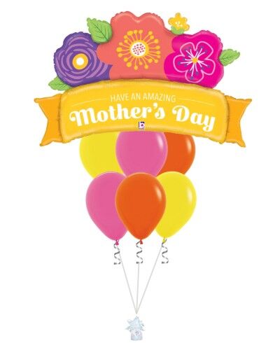 Jumbo Floral Mother's Day Balloon Bouquet