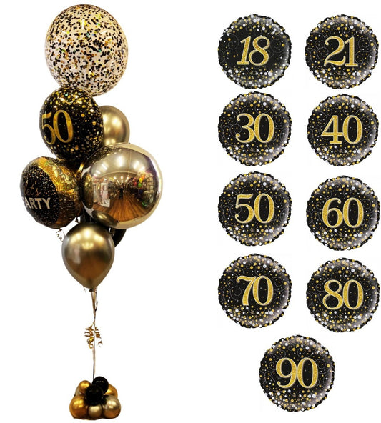 Mega Milestone Confetti & Orbz Bouquet