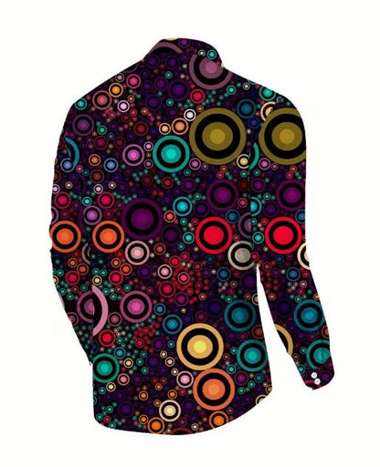 Retro Circles 60s-70s Adult Shirt