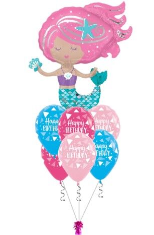 Shimmer Mermaid Luxury Birthday Bouquet