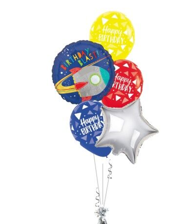 Space Blast Classic Birthday Bouquet