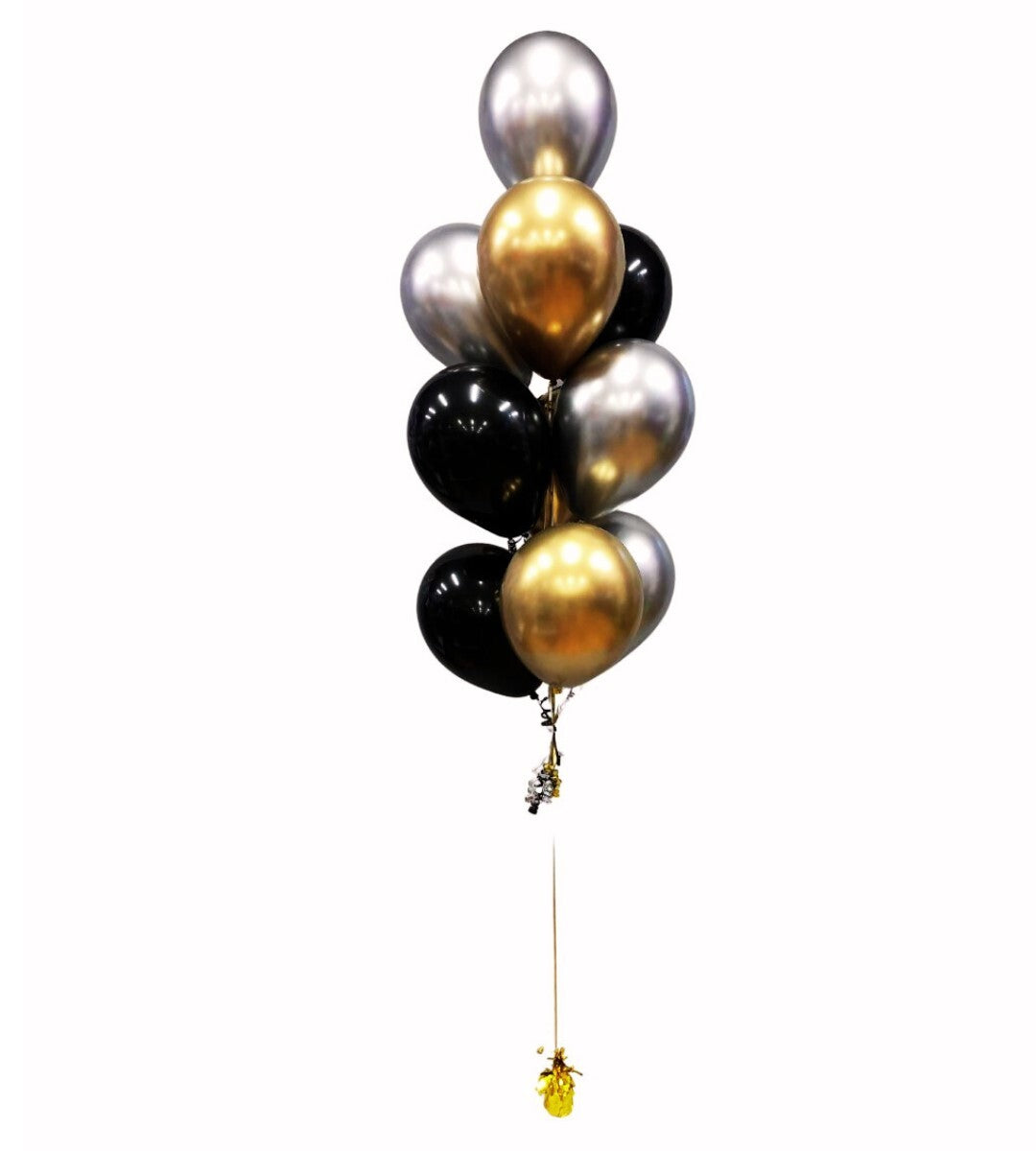 Standard Balloon Bouquet - 10 Stacked