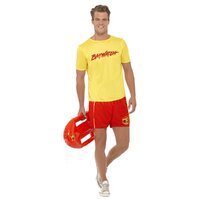 Baywatch Lifeguard Men's Beach Costume
