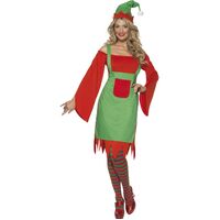 Cute Christmas Elf Womens Costume