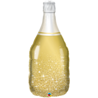 Golden Champagne Supershape Foil Balloon - 99cm