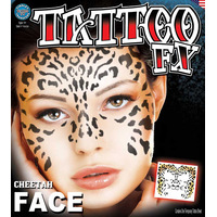 Cheetah Full Face Tinsley Tattoo
